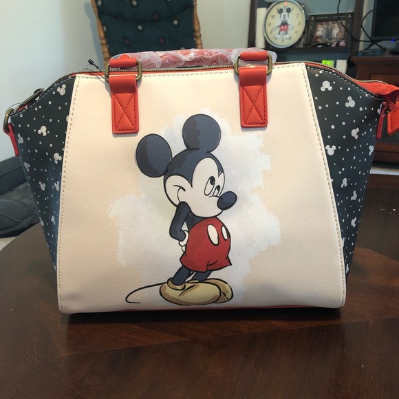 Loungefly Bags Loungefly Disney Shy Mickey Mouse Sarchel Bag Nwt